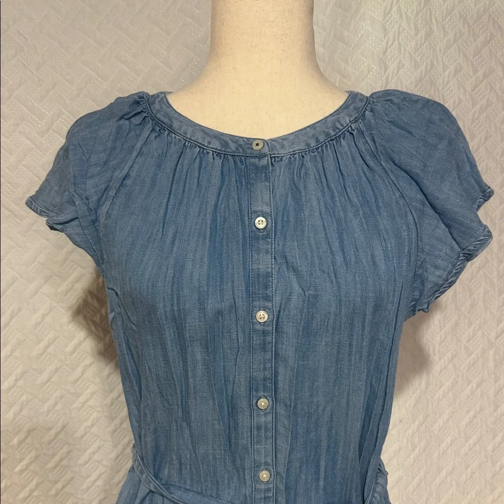 Vineyard Vines Chambray Blue Dress - Picture 3 of 4